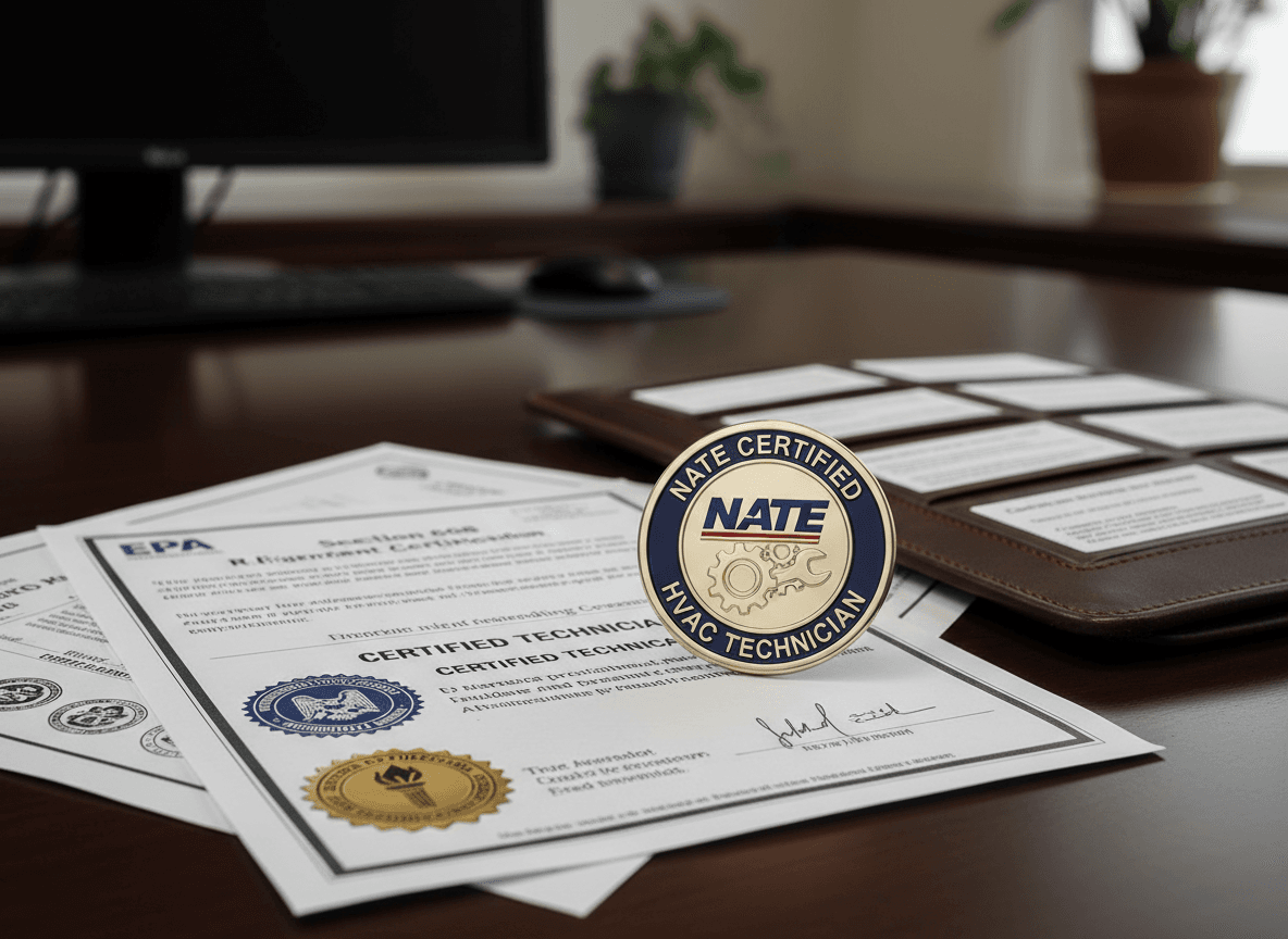 HVAC certifications